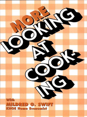 cover image of More Looking At Cooking